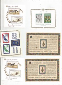 UNITED NATIONS SOUV SHEET COLLECTION, MNH, OG