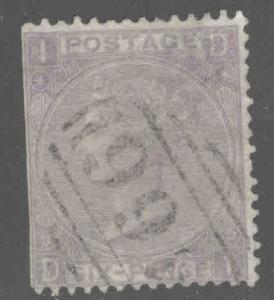 Great Britain Scott 45, Victoria  CV$85 1865