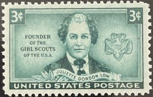 Scott #974 1948 3¢ Juliette Gordon Low MNH OG VF/XF