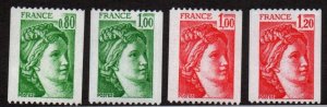 France # 1578 - 1579B MNH
