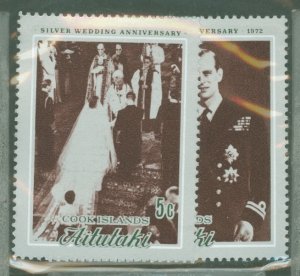 Aitutaki #51-52 Unused Single (Complete Set)