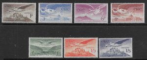 Ireland C1-7  1948  set  fine mint  hinged & never hinged