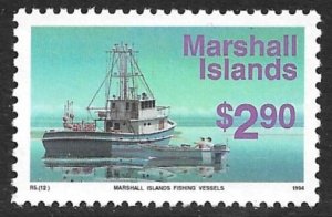 MARSHALL ISLANDS 1994 $2.90 Fishing Vessels Ships Issue Sc 465 MNH