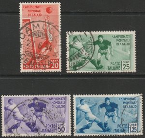 Italy 1934 Sc 324-7 partial set used