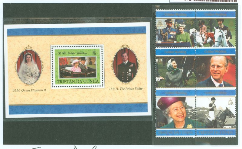 Tristan da Cunha #606a-11 Mint (NH) Single (Complete Set) (Royalty)