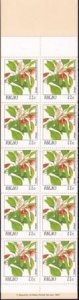 US 132a Trust Territories Palau NH VF 1987 Definitive Set 22¢ Bklt. Pane