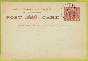 40188 - Australia VICTORIA - Postal History -  STATIONERY CARD H & G  # 19  1901