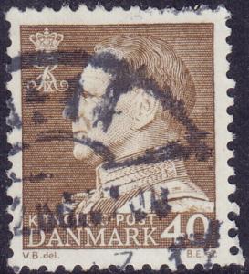 Denmark - 1965 - Scott #417 - used - Frederik IX