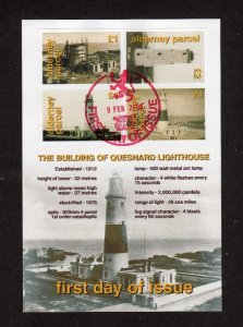 ALDERNEY PARCEL: 2005 LIGHTHOUSE FIRST DAY CARD