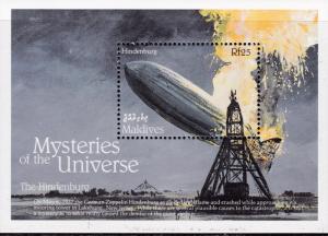 Maldive Islands 1992 Complete (16) Mysteries of the Universe Sheets Space VF/NH