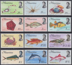 MALTA SC #339/56 INCPL MNH PART SET as ISSUED - FISH and MARINE LIFE