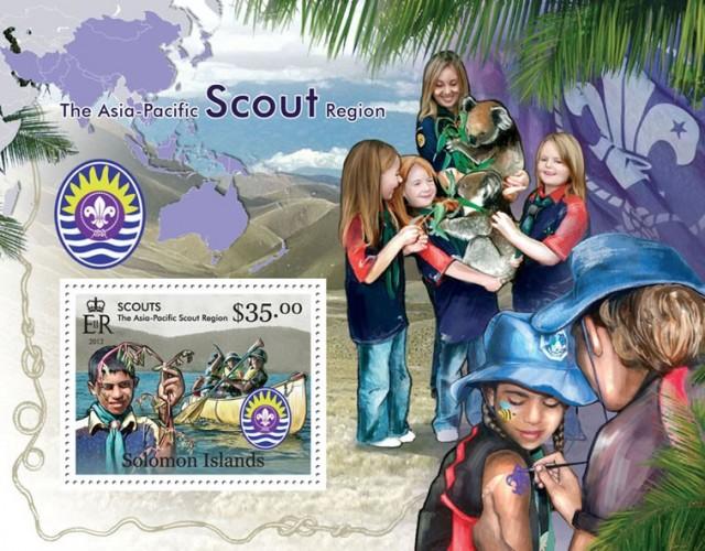 SOLOMON ISLANDS 2013 SHEET SCOUTS slm13116b