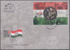 HUNGARY SC # 4406  FDC 50th ANN of 1956 HUNGARIAN UPRISING