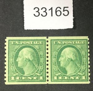 US STAMPS  #490 MINT OG NH PAIR  LOT #33165