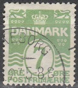 Denmark #63 F-VF Used CV $7.75  (V1911)