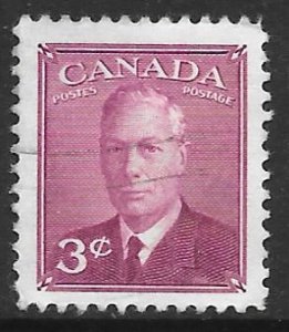 Canada 286: 3c George VI, used, F-VF