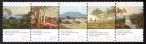 Scarce: Australia Sc #3879-83 National Gallery (art/artists) MLH stamps Cv$6.25