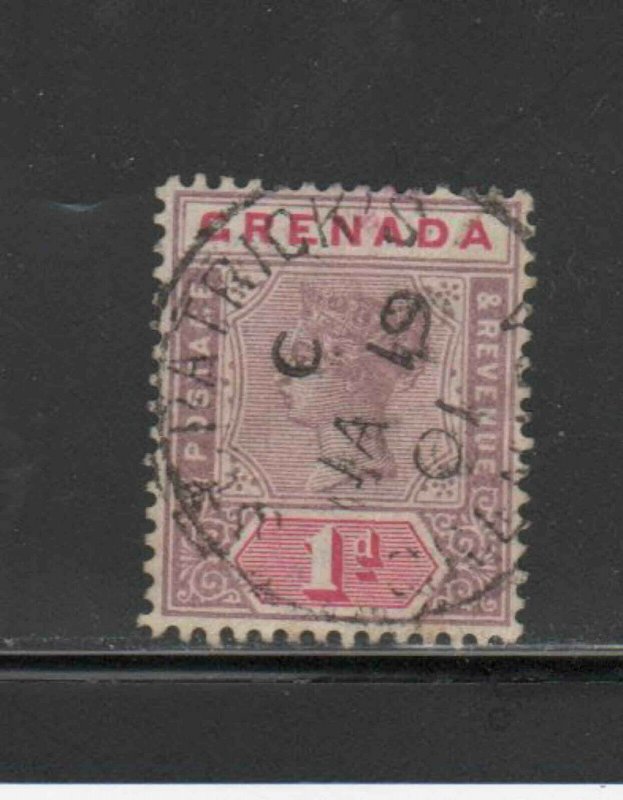 GRENADA #40   1895  1p  QUEEN VICTORIA     F-VF  USED  a