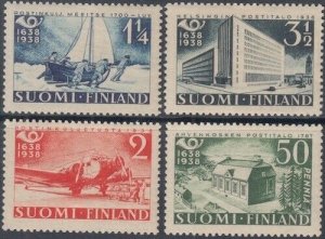 FINLAND Sc #215-8 CPL MNH, 300th ANN of the FINNISH POSTAL SYSTEM