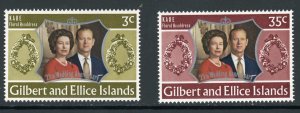 Gilbert & Ellice Islands 206-207 MNH 1972