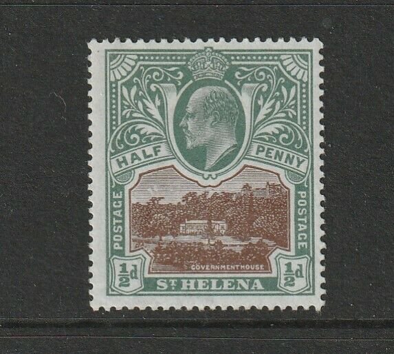 St Helena 1903 EDV11 1/2d &  1d MM SG 55/6