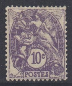 France Scott 115 - SG413a, 1927 Type Blanc 10c MH*