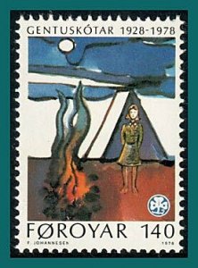 Faroe Islands 1978 Girl Guides, MNH #41,SG40