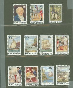 Norfolk Island #426-436  Single (Complete Set)