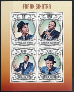 BURUNDI 2013 SHEET bur13105a FRANK SINATRA SINGERS CHANTEURS