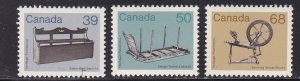 Canada # 928, 930 & 933, Unused, 1/3 Cat.