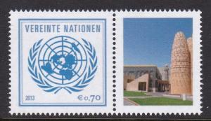 538 United Nations Vienna 2013 Personalized MNH