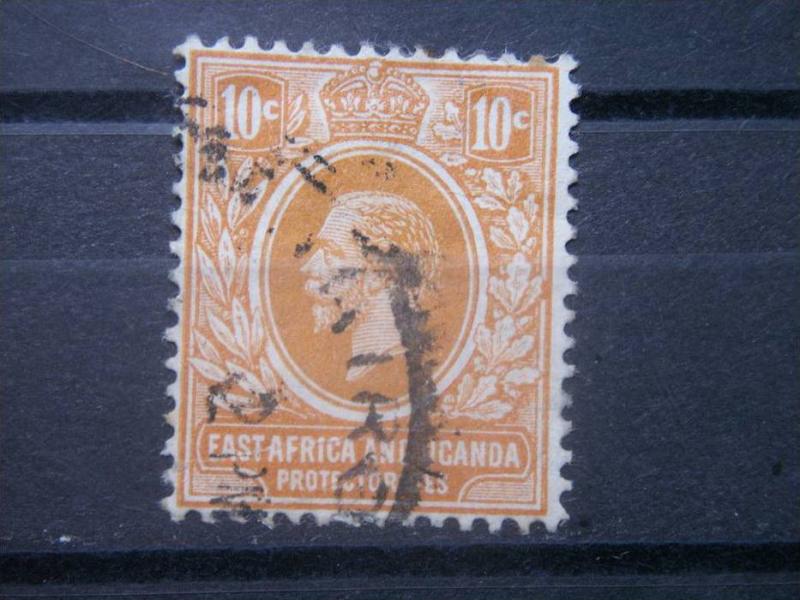 EAST AFRICA AND UGANDA PROTECTORATES, 1912, used 10p, King George VI, Scott 43