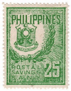 (I.B) Philippines Revenue : Postal Savings 25c