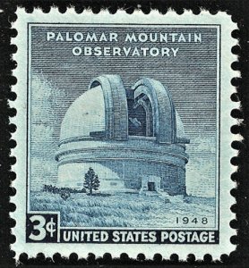 1948 Palomar Observatory Single 3c Postage Stamp, Sc# 966, MNH, OG