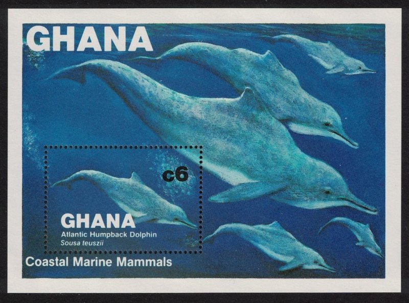 Ghana Dolphins Coastal Marine Mammals MS 1983 MNH SG#MS1037 MI#Block 100A