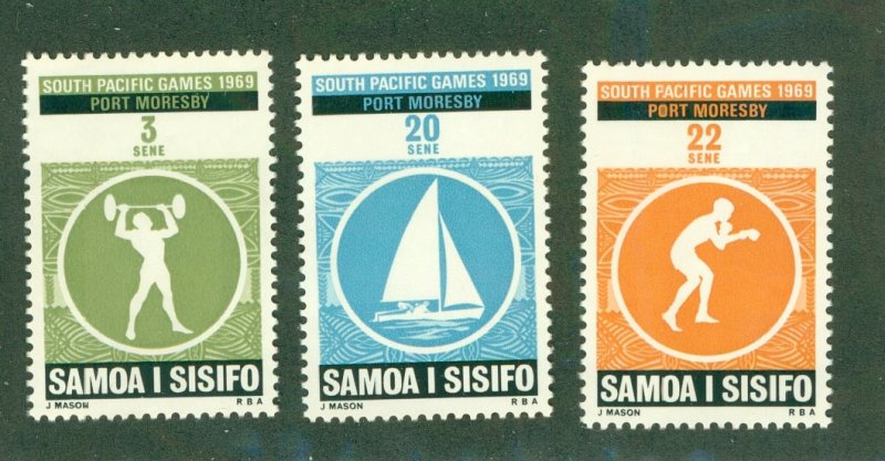 SAMOA 312-14 MNH CV $0.65 BIN $0.50