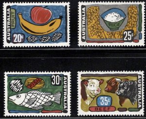 Australia - Scott # 519-22 VF MNH