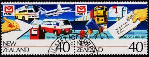 New Zealand. 1987 40c(Pair). S.G.1421/1422 Fine Used