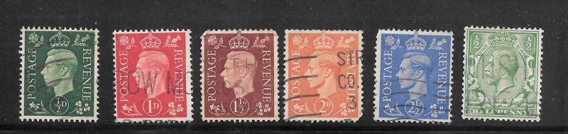 Great Britain Mixture #Z279 Used 10 Cent Collection / Lot