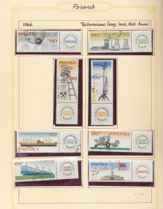 Poland 1966/67 Soccer Dinosaurs Art Butterflies MNH Used on 16 Pgs (150+) BL1622