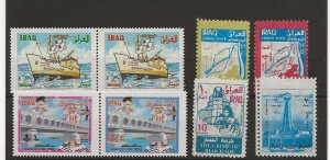 Iraq 1993-95 five sets sg.1937-8, 1969-70, 1974, 1979-80, 1982  MNH