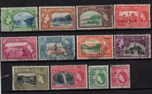 Trinidad & Tobago QEII 1953 fine used set SG267-278 WS36605