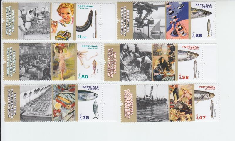 2016 Portugal Canning Industry (6) (Scott NA) MNH