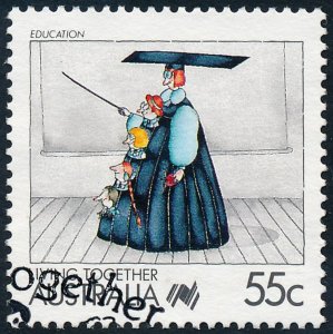 Australia 1988 55c Living Together - Education SG1126 Fine Used 2