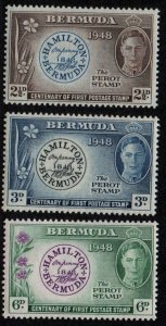 Bermuda # 135 - 137 MNH