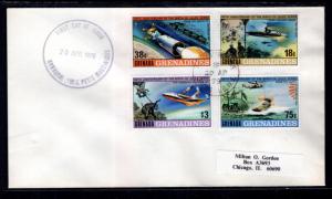 Grenada Grenadines 323-326 Label FDC