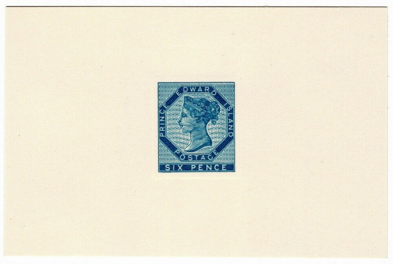 (I.B) Canada Postal : Prince Edward Island 6d (SG 18) proof reprint