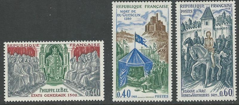 France # 1227-29  Medieval Events (3) Mint NH