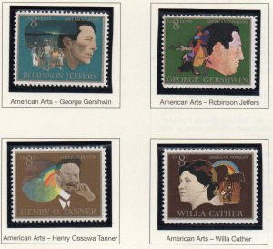 United States 1484-87 - Mint-NH - 8c American Arts (Cpl) (1973) (cv $1.65)