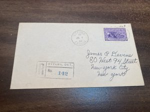 KAPPYSTAMPS CV3 CANADA #261 1942 50c MUNITIONS FACTORY FIRST DAY COVER
